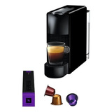 Cafetera Nespresso Essenza Mini 14 Cápsulas 19 Bares Color Negro