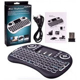 Mini Teclado Touchpad Wireless Usb Smart Tv Ps3 Xbox Netflix