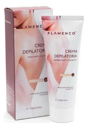 Crema Depilatoria Refrescante Y Calmante Flamenco + Espátula