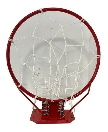 Aro De Basket Nº7 Profesional Con Resorte Y Red 44cm En Mca