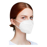 Kit 100 Máscara Kn95 Proteção 5 Camada Respiratória Pff2 N95