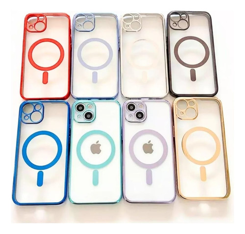 Funda Para iPhone 13/pro/pro Max Magsafe Cubre Camara Color