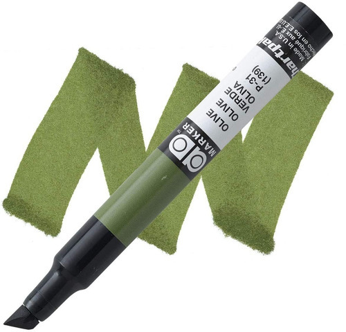 Marcador Plumón Chartpak Ad Marker Tri-nib Colores Color Olive P31