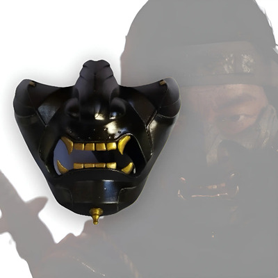 Máscara  Demonio Samurai Ghost - Reutilizable | Meses sin interés