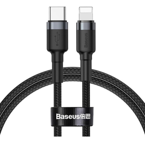 Cable Baseus Usb-c A Lightning Para iPhone 1m Carga Rápida