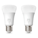 Combo X2 Lámpara Individ. Philips Hue Bluetooth 9.5w A60 E27