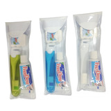 Kit C/6 Viagem Freedent Escova Cr. Dental Mini Fio 25 Mts