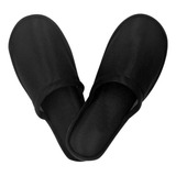 Pantufla Negra Premium Para Impresión Con Vinil 10pack