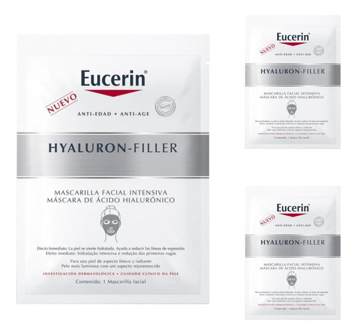 Eucerin Hyaluron-filler Mascarilla Recibe 3pz