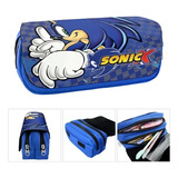 Estuche Sonic Colegio/lapices Azulino