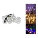 Guirnalda Led 10 Bolas Para Navidad - Luces Hada Cascada