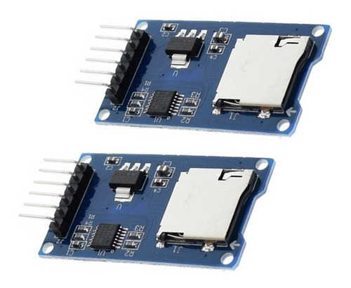 2 Piezas Módulo Lector De Micro Sd Para Arduino