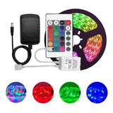 Tira De Luz Led Rgb 5 Metros Distancia Con Control Remoto