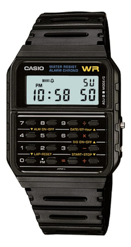 Ca53w-1 Reloj Resistente Al Agua Con Calculadora De 8 Dígito