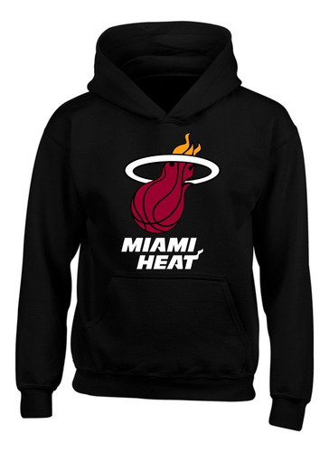 Buzo Capota Miami Heat Basketball Hoddies Saco Sport