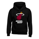 Buzo Capota Miami Heat Basketball Hoddies Saco Sport