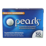 Pearls Acidophilus Suplemento Alimenticio 30 Cápsulas