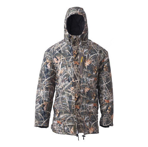 Campera Termica Libertad Camu Junco 3d Impermeable Matelasse