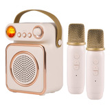 Máquina De Karaokê Ktv Speaker Mini Microfone Conjunto De Ka