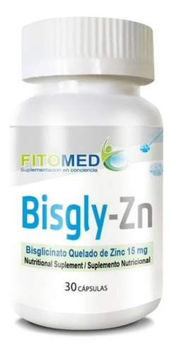 Fitomed Bisgly -zinc Bisgly-zn  (60 Cápsulas)