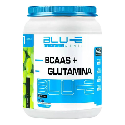 Suplemento en polvo Blu-e Supplements BCAAS sabor uva x 1kg | Meses sin interés