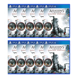 Combo Com 10 Assassins Creed Iii Remastered Ps4 Midia Fisica