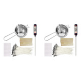 2x Candle Making Kit, Candle Cauldron, Candle Wicks