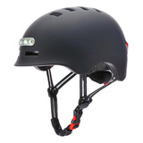 Casco De Seguridad, Casco Transpirable, Luz Para Bicicleta D