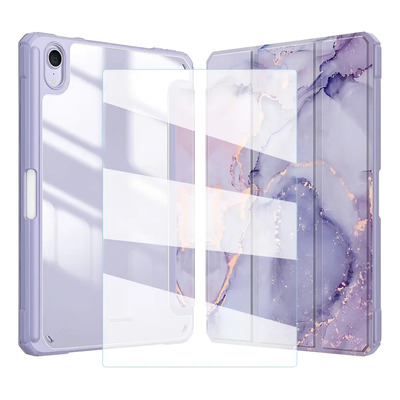 Mica + Funda Para iPad Mini 6 Smart Marmol Morado | Meses sin interés