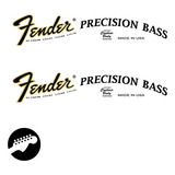 Decal Waterslide Fender Precision Bass