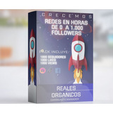 Crecemos Tus Redes Pack 0 A 1000 Seguidores  En Horas