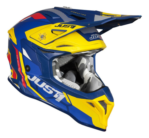 Casco Cross Atv Just1 J39 Nueva Serie Reactor