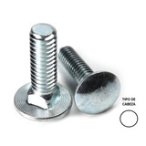 Tornillo Coche Inoxidable T-304 1/4'' X 2''  (50 Pzs)