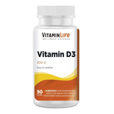 Vitamin Life Vitamina D3 Suplemento Alimentario 800 Iu