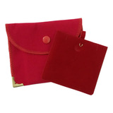 Pct 10 Envelopes Para Pulseira Com Cartela Vermelho (10117)