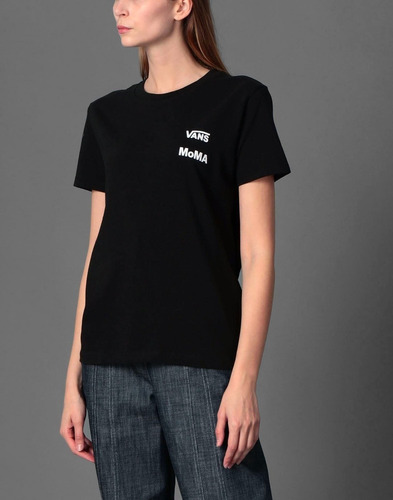 Vans X Moma T-shirt Black Street Wear Original Nueva