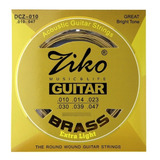 Encordado Para Guitarra Electroacústica Ziko Dcz-010