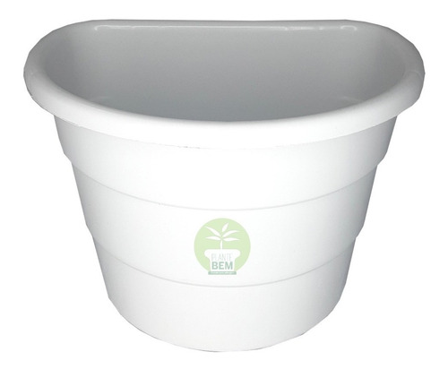 10 Vaso Parede Meia Lua Jardim Vertical 3l Cores A Escolher