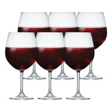 Taça Vinho - Cristal Elegance Vinho Tinto 775 Ml C/ 6 Unid Cor Transparente
