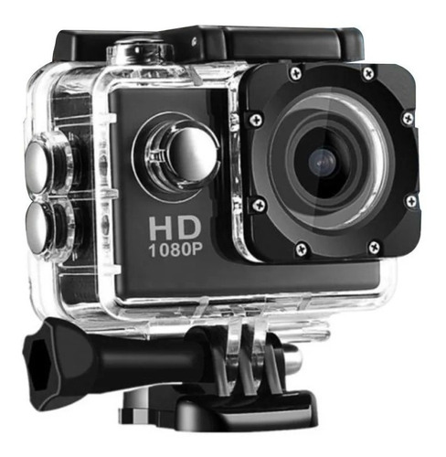 Videocamara Deportiva Con Carcasa Sumergible Full Hd 1080p