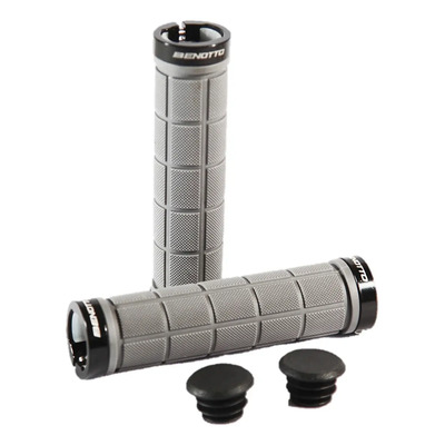 Puños Para Manubrio Mtb Benotto Doble Lock On Color Gris | MercadoLibre