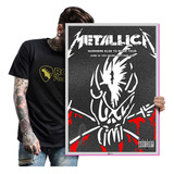 Quadro Fotografia Bandas Rock Metallica Poster Tam. A2 09