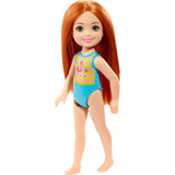 Barbie Club Chelsea Beach Doll, Traje De Baño Flamingo