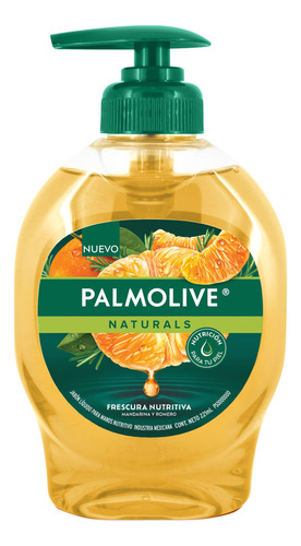 Jabón Líquido Para Manos Palmolive Naturals Mandarina Y Romero 221ml