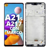 Modulo Pantalla Para Samsung A21s A217 Con Marco Display Lcd