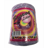 Barbante Bacana 1kg 8 Fios Colorido Líder Lilas Croché