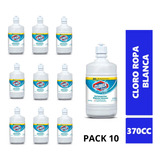 Quitamanchas Clorox Ropa Más Blanca Líquido 370 G Pack 10