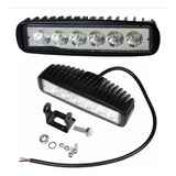 Barra Faro Led Auxiliar 6 Led Moto/cuatri/4x4 9/36v