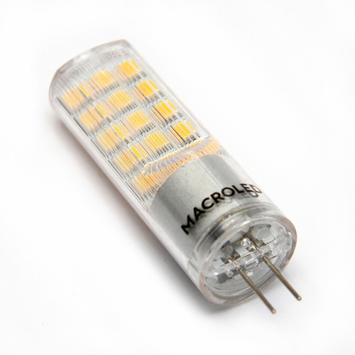 Pack X 10 Lamparas Led Bipin G4 12v 4w Macroled Luz Calida