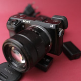 Sony Nex 7 ( 21k Cliques )  +  Lente 18-55 + Bateria Extra